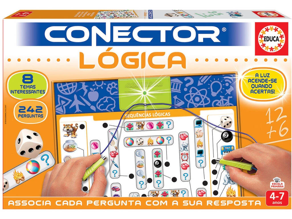 Conector Lógica Portugués Educa 17284 3 Conector Lógica Portugués Educa 17284