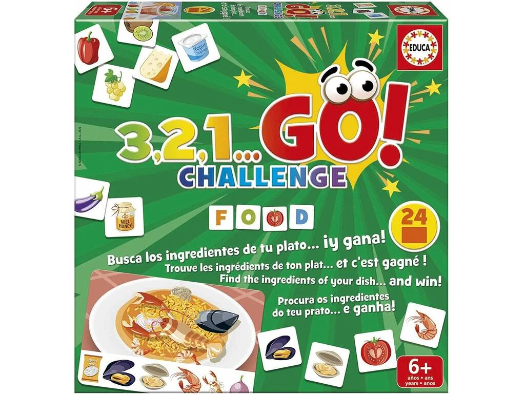 3,2,1... Go! Challenge Comida Educa 19392 3 3,2,1... Go! Challenge Comida Educa 19392