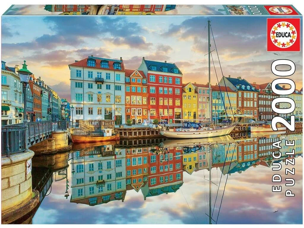 Puzzle 2000 Puerto De Copenhage Educa 19278 3 Puzzle 2000 Puerto De Copenhage Educa 19278