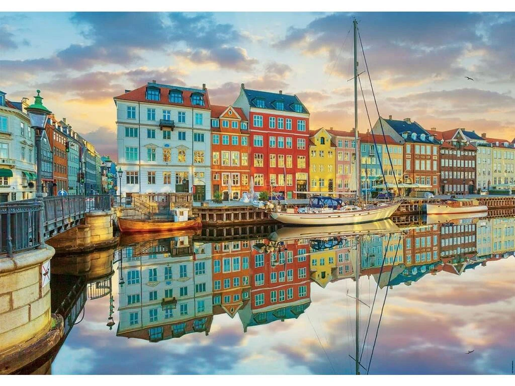Puzzle 2000 Puerto De Copenhage Educa 19278 4 Puzzle 2000 Puerto De Copenhage Educa 19278 - Imagen 2