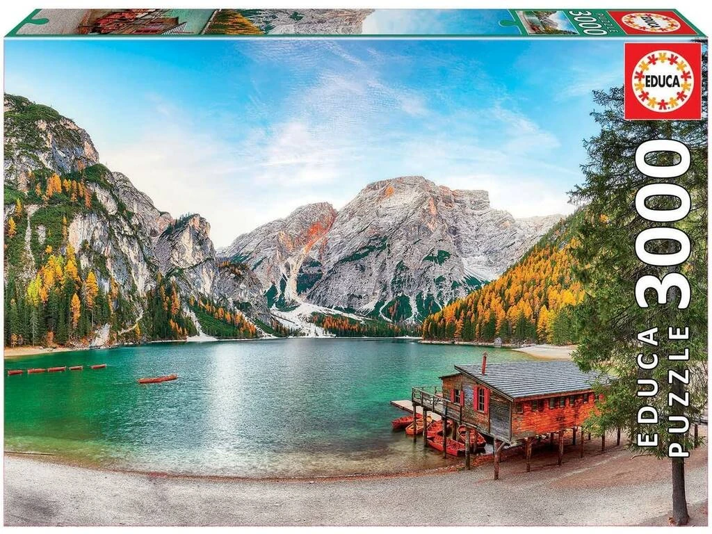 Puzzle 3000 Lago Braies En Otoño Educa 19281 3 Puzzle 3000 Lago Braies En Otoño Educa 19281