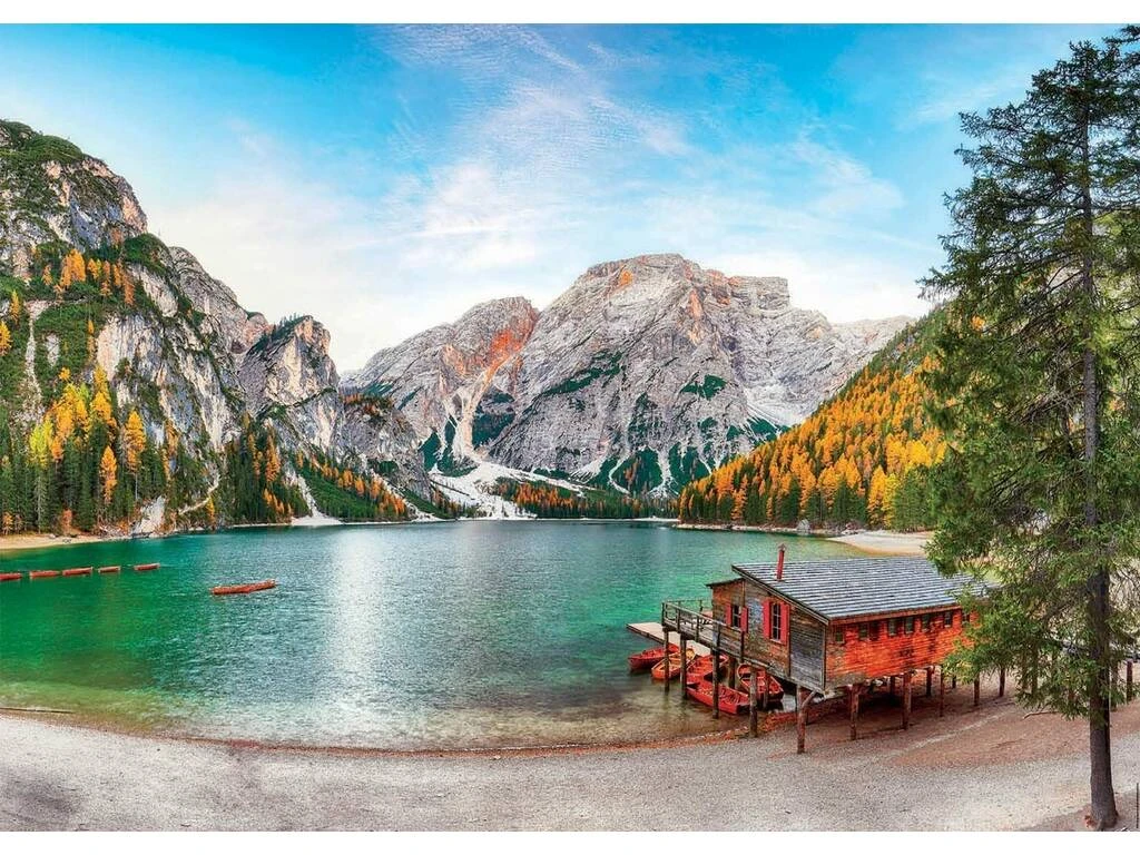 Puzzle 3000 Lago Braies En Otoño Educa 19281 4 Puzzle 3000 Lago Braies En Otoño Educa 19281 - Imagen 2