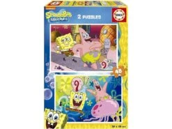 Puzzle 2x48 Bob Esponja Educa 19388