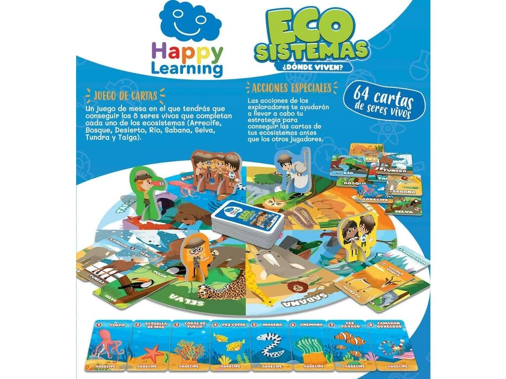 Happy Learning Ecosistemas ¿Dónde Viven? Educa 19322 4 Happy Learning Ecosistemas ¿Dónde Viven? Educa 19322 - Imagen 2