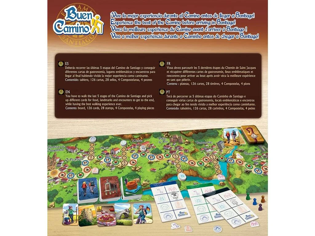 Juego De Mesa Buen Camino Educa 19331 4 Juego De Mesa Buen Camino Educa 19331 - Imagen 2