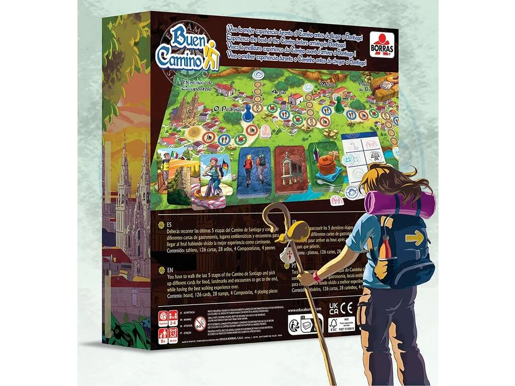 Juego De Mesa Buen Camino Educa 19331 5 Juego De Mesa Buen Camino Educa 19331 - Imagen 3