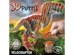 Puzzle 3D Creature Velociraptor Educa 19382 8 Puzzle 3D Creature Velociraptor Educa 19382 -Educa Borras Ventas 1999967339g02