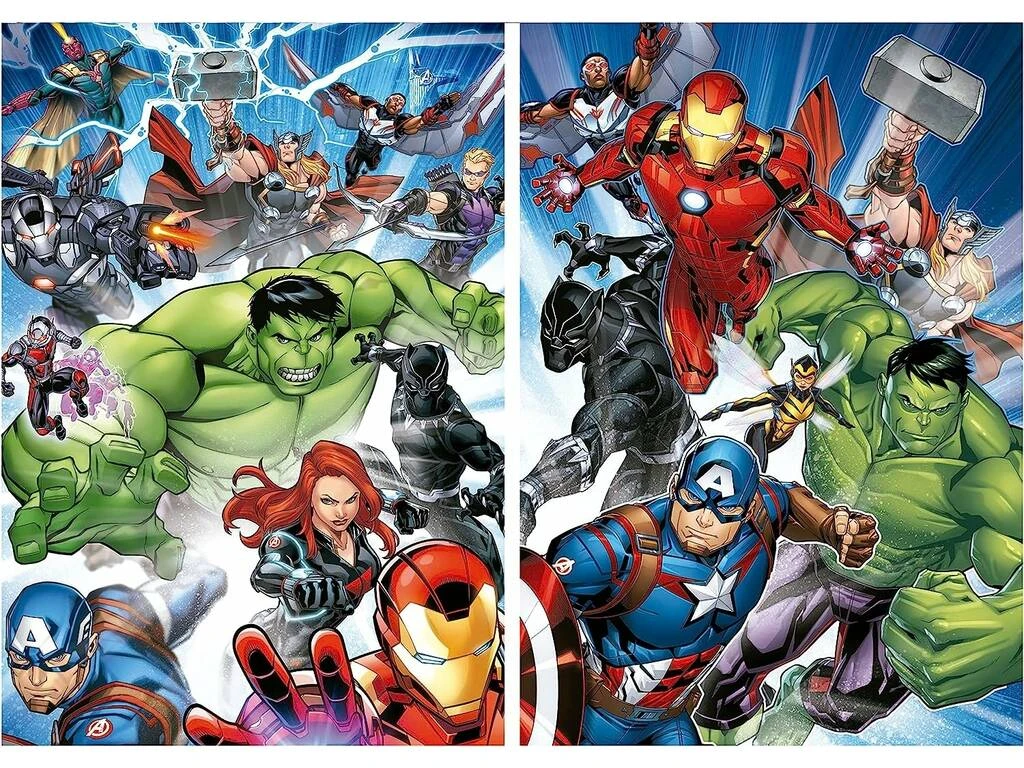 Puzzle 2X100 Avengers Educa 19679 4 Puzzle 2X100 Avengers Educa 19679 - Imagen 2