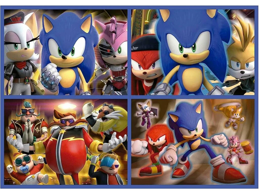 Multi 4 Puzzles 50-80-100-150 Sonic Neón Educa 19631 4 Multi 4 Puzzles 50-80-100-150 Sonic Neón Educa 19631 - Imagen 2