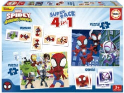 Superpack 4 En 1 Spidey & His Amazing Friends Educa 19682