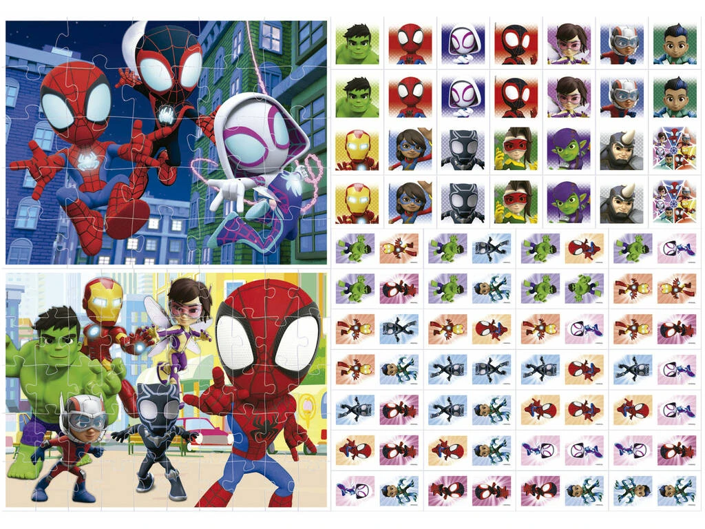 Superpack 4 En 1 Spidey & His Amazing Friends Educa 19682 4 Superpack 4 En 1 Spidey & His Amazing Friends Educa 19682 - Imagen 2