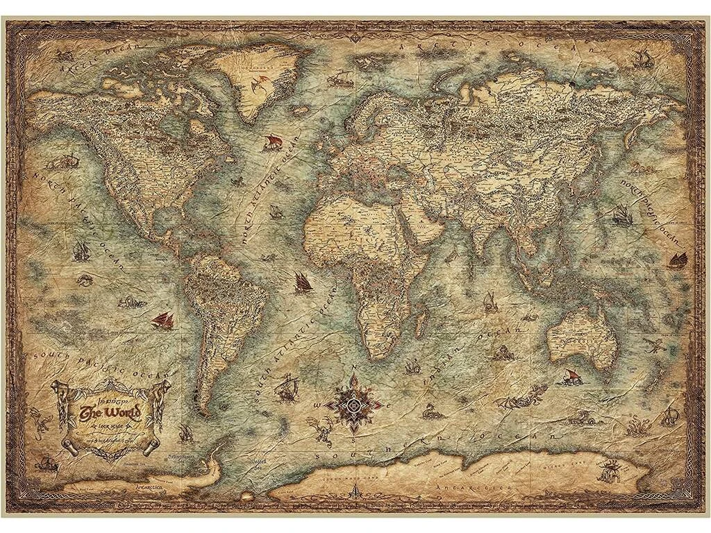 Puzzle 3000 Mapamundi Educa 19567 4 Puzzle 3000 Mapamundi Educa 19567 - Imagen 2