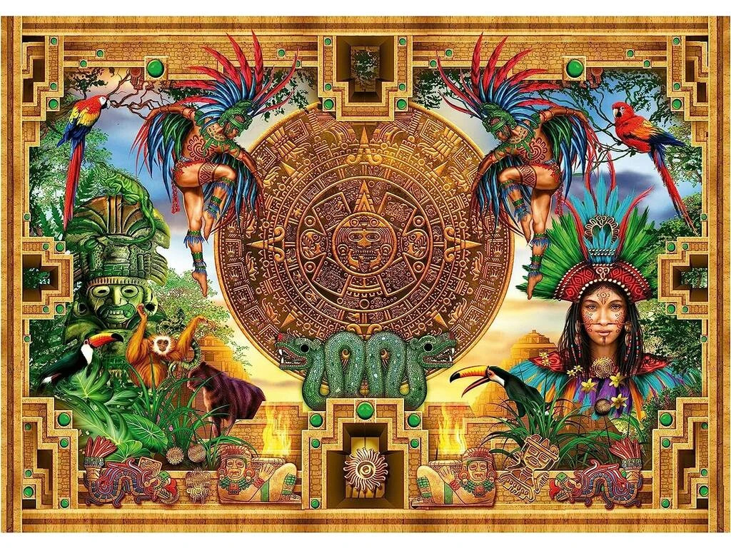 Puzzle 2000 Montaje Azteca Maya Educa 19565 4 Puzzle 2000 Montaje Azteca Maya Educa 19565 - Imagen 2