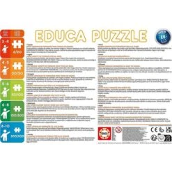 Set De 2 Puzzles Infantiles, 48 Piezas Cada Uno, 28 X 20 Cm ㅤ -Educa Borras Ventas medias 100