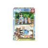 Educa Borras - Bluey - Puzzle Infantil De Madera Bluey 2x16 Piezas, 26x18 Cm Montado ㅤ -Educa Borras Ventas medias 111