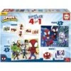 Superpack 4 En 1: Juegos De Mesa, Puzzles Y Cartas Spidey & Amazing Friends ㅤ -Educa Borras Ventas medias 128