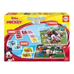 Educa Borrás - Super Pack 4 En 1 Mickey And Friends