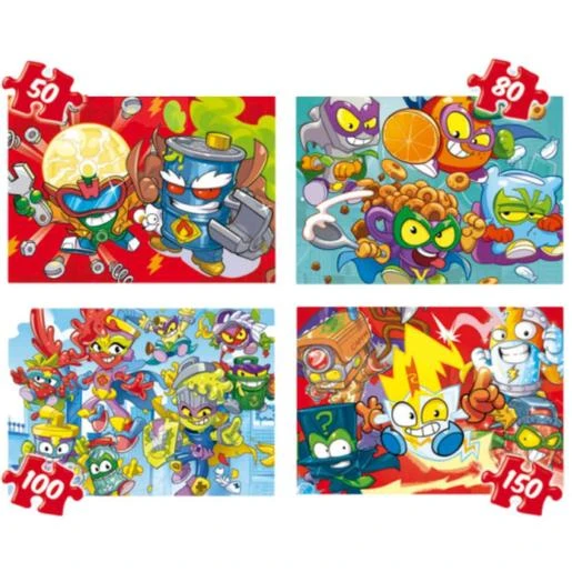 Educa Borrás - SuperThings - Multi 4 Puzzles Progresivos 50-80-100-150 Piezas 4 Educa Borrás - SuperThings - Multi 4 Puzzles Progresivos 50-80-100-150 Piezas - Imagen 2