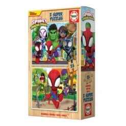 Educa Borrás - Spidey Y Su Superequipo - Pack Puzzles De Madera 2x25 Piezas 7 Educa Borrás - Spidey Y Su Superequipo - Pack Puzzles De Madera 2x25 Piezas -Educa Borras Ventas medias 137