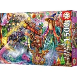 Educa Borras - Puzzle Hechizo De Mago 1500 Piezas Con Cola Fix ㅤ -Educa Borras Ventas medias 153