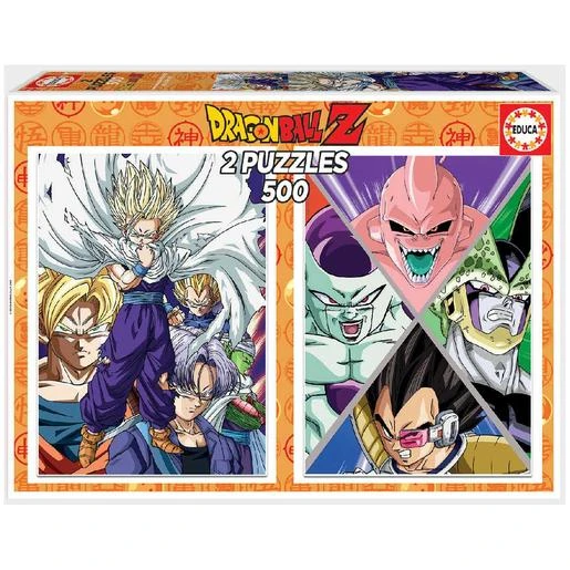 Educa Borrás - Dragon Ball - Pack Puzzles 2x500 Piezas Dragon Ball Z 3 Educa Borrás - Dragon Ball - Pack Puzzles 2x500 Piezas Dragon Ball Z
