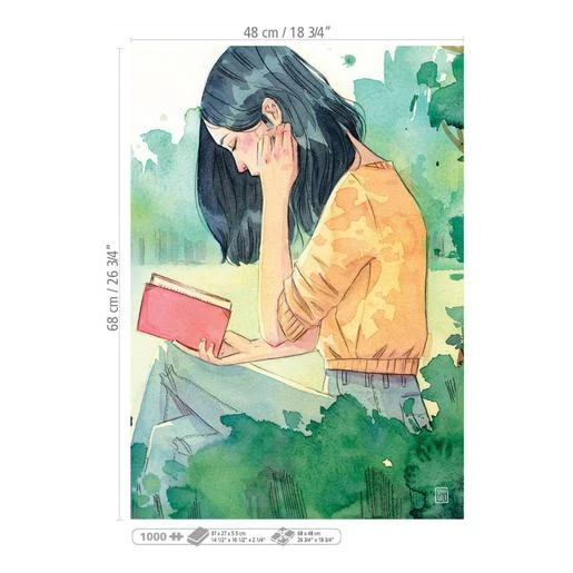 Educa Borrás - La Lectora, Esther Gili - Puzzle 1000 Piezas 4 Educa Borrás - La Lectora, Esther Gili - Puzzle 1000 Piezas - Imagen 2
