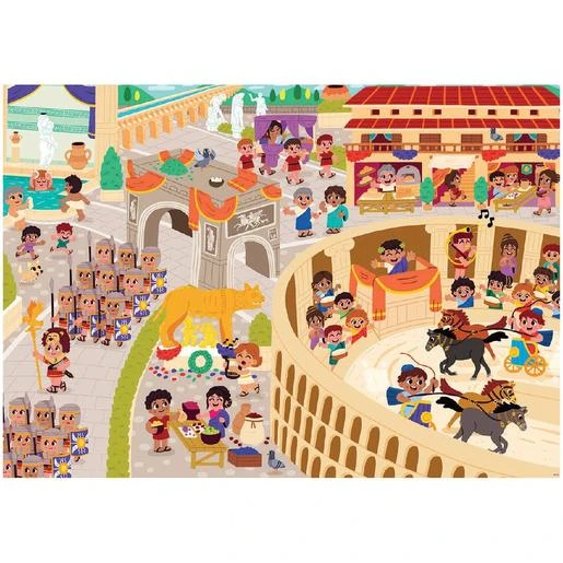 Educa Borrás - Antigua Roma - Puzzle 300 Piezas Happy Learning 4 Educa Borrás - Antigua Roma - Puzzle 300 Piezas Happy Learning - Imagen 2