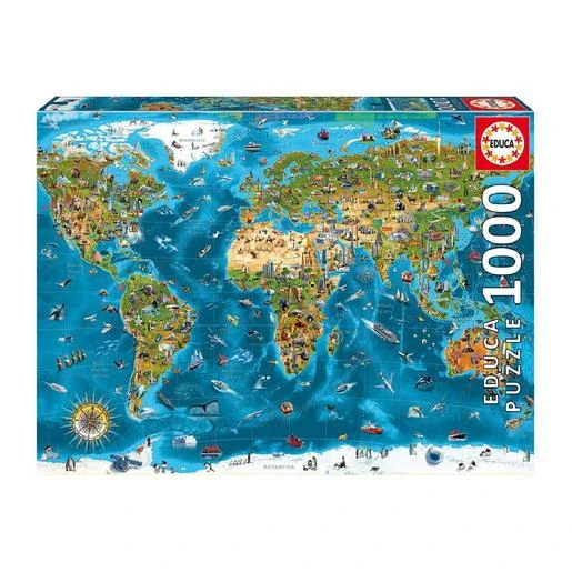 Educa Borrás - Wonders Of The World - Puzzle 1000 Piezas 3 Educa Borrás - Wonders Of The World - Puzzle 1000 Piezas
