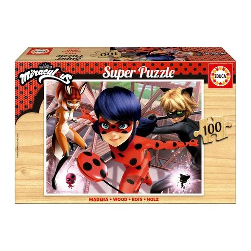Educa Borrás - Ladybug - Puzzle 100 Piezas 3 Educa Borrás - Ladybug - Puzzle 100 Piezas