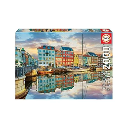 Educa Borrás - Puerto De Copenhague - Puzzle 2000 Piezas 3 Educa Borrás - Puerto De Copenhague - Puzzle 2000 Piezas