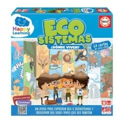 Educa Borrás - Ecosistemas - Juego De Cartas Happy Learning