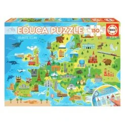 Educa Borrás - Mapa De Europa Puzzle 150 Piezas