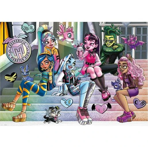 Monster High - Puzzle De 1000 Piezas Monster High Para Adultos, 68 X 48 Cm Y Cola Fix Incluida ㅤ 4 Monster High - Puzzle De 1000 Piezas Monster High Para Adultos, 68 X 48 Cm Y Cola Fix Incluida ㅤ - Imagen 2