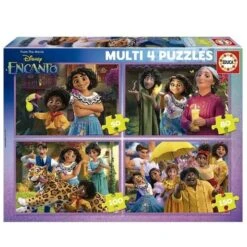 Disney - Puzzle Progresivo Encanto 4 En 1 De 50 A 150 Piezas ㅤ