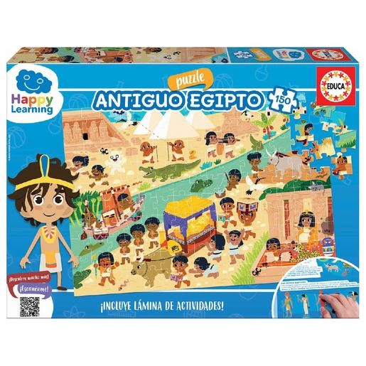 Educa Borrás - Antiguo Egipto - Puzzle 150 Piezas Happy Learning 3 Educa Borrás - Antiguo Egipto - Puzzle 150 Piezas Happy Learning