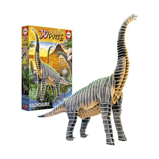 Educa Borrás - Brachiosaurus - Puzzle 3D De 101 Piezas 3 Educa Borrás - Brachiosaurus - Puzzle 3D De 101 Piezas