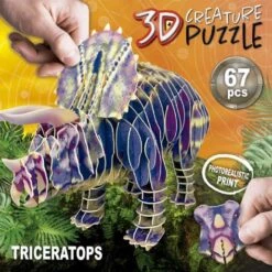 Educa Borrás - Triceratops - 3D Creature Puzzle 9 Educa Borrás - Triceratops - 3D Creature Puzzle -Educa Borras Ventas medias 307