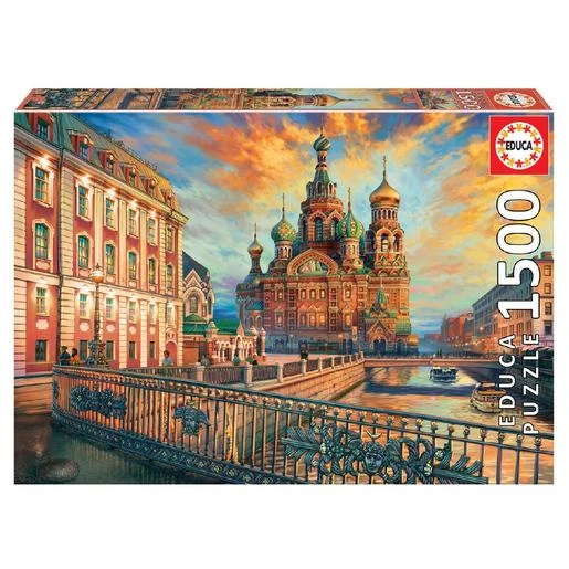 Educa Borrás - San Petersburgo Puzzle 1500 Piezas 3 Educa Borrás - San Petersburgo Puzzle 1500 Piezas