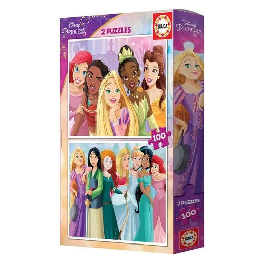 Educa Borrás - Princesas Disney - Pack Puzzles 2x100 3 Educa Borrás - Princesas Disney - Pack Puzzles 2x100
