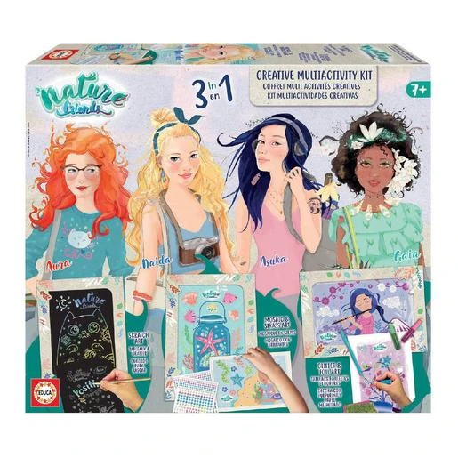 Educa Borrás - Kit Multiactividades Creativas Nature Friends 3 Educa Borrás - Kit Multiactividades Creativas Nature Friends