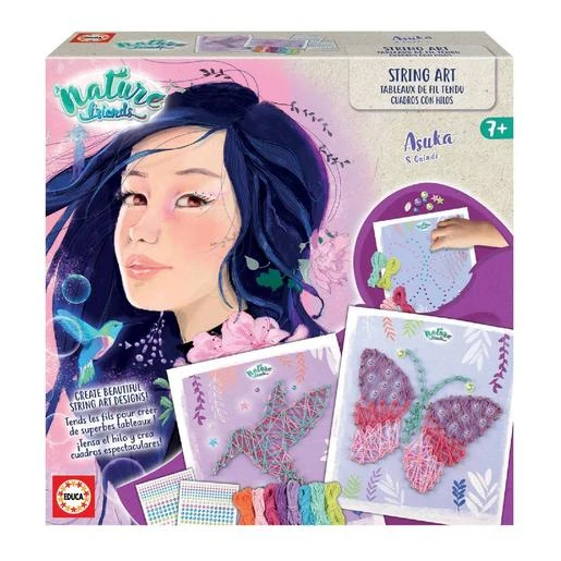 Educa Borrás - Cuadros Con Hilos Nature Friends 3 Educa Borrás - Cuadros Con Hilos Nature Friends