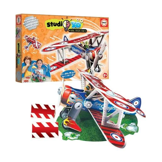 Educa Borrás - Avión - Puzzle Studio 3D 3 Educa Borrás - Avión - Puzzle Studio 3D